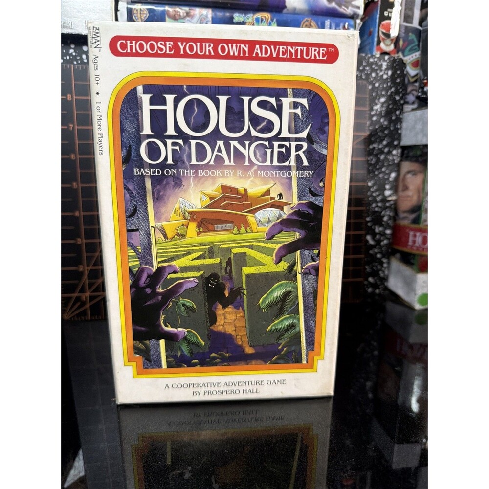 Choose Your Own Adventure House of Danger Board Game Z-Man Cards Sealed